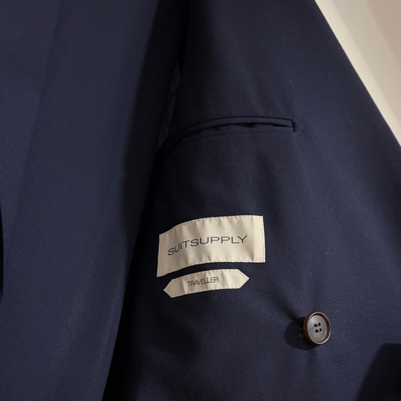Suitsupply Navy Double-Breasted Suit - Picture 2 of 6
